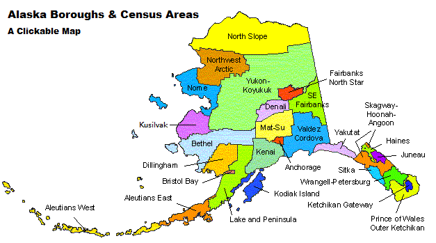 AK Borough Map
